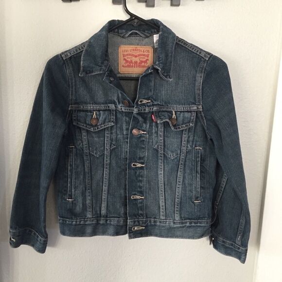 Levi’s kids Jean Jacket sz small EUC - Picture 12 of 13
